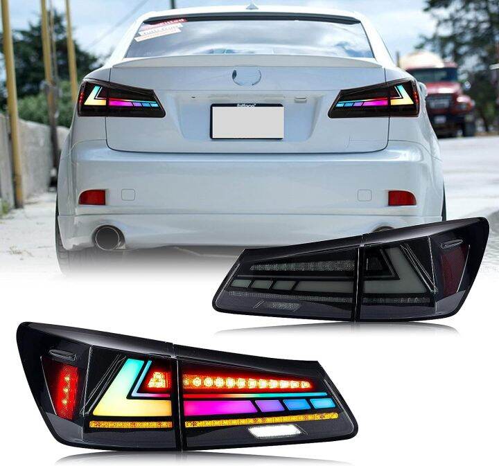 Tail Lights For Lexus IS250 IS250C IS300 IS350 ISF RGB 20062012 Lexus