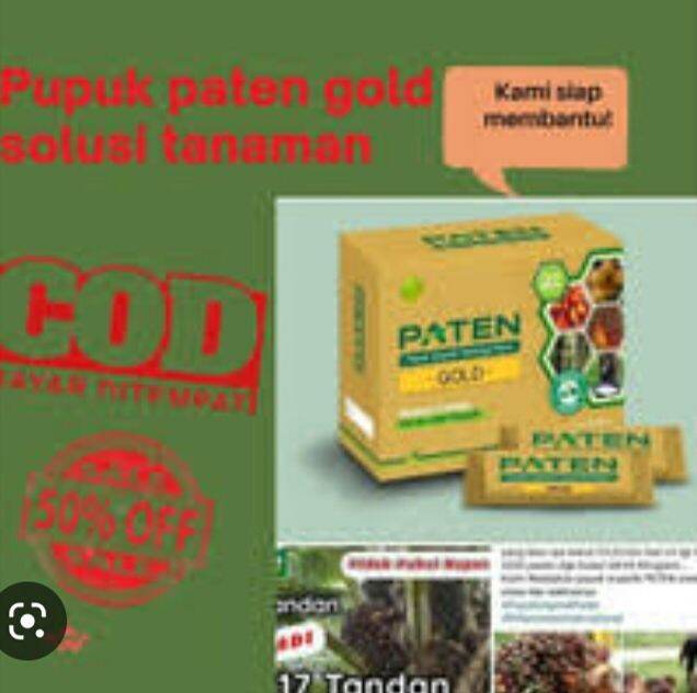 1 Box Pupuk Organik Paten Gold Isi 12 Saschet Lazada Indonesia