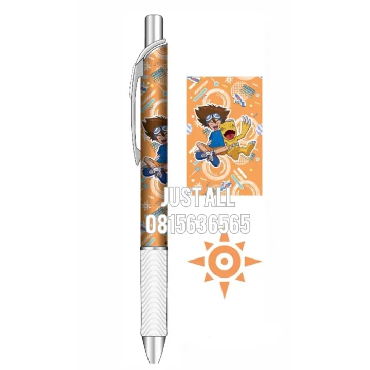 digimon-aventure-pentel-energel-gt-ปากกาหมึกเจลสีดำ-ดิจิมอน-แอดเวนเจอร์-0-5mm