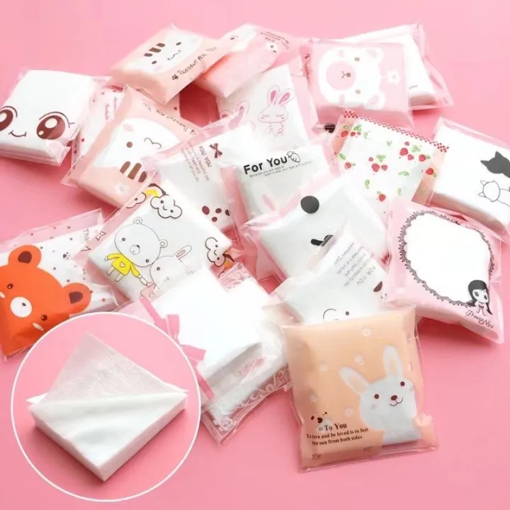 40 pcs per pack square facial cotton pads multi purpose use RANDOM