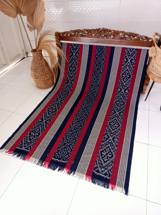 Kain Tenun Ikat Tradisional Antik Blanket Etnik Original Lazada Indonesia