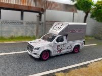 โมเดลรถเหล็กงาน Majorette isuzu d-max สเกล 1/64 ลายการ์ตูนพร้อมตู้ทึบ