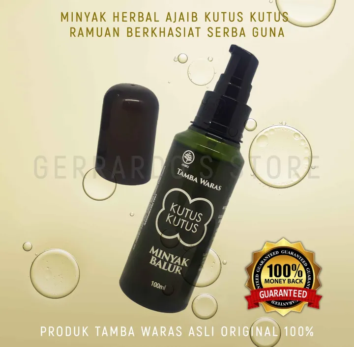 Minyak Kutus Kutus 100 Minyak Balur Tamba Waras 100ml Dari Gianyar