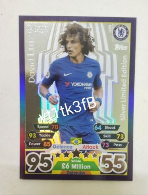 Card football Matchattax  Limited edition David Luiz