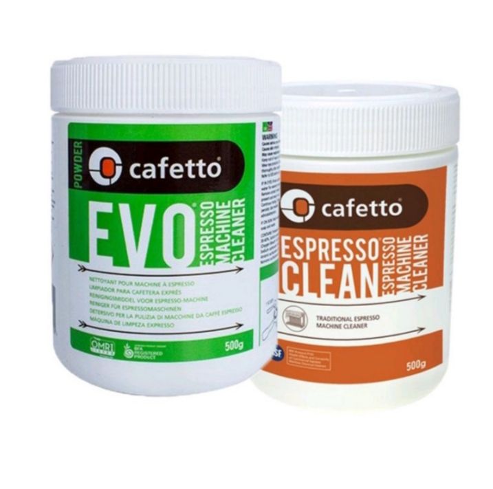 Cafetto Espresso Clean 500g.Evoผงล้างเครื่องชงกาแฟเอสเปรสโซ่