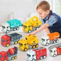 รถขยะ รถดับเพลิง รถเครน เซต3คัน มีลาน พลาสติกหนาทนทาน construction Rescue toys