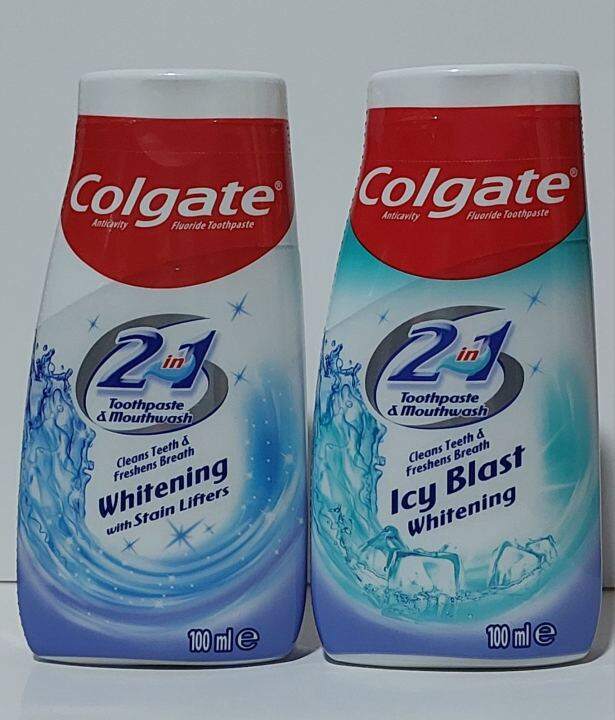 Colgate 2in1 Whitening Toothpaste & Mouthwash 100ml Lazada PH