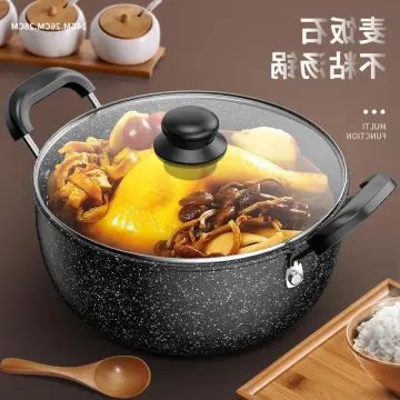 Shabu Shabu Hot Pot. 304 Premium Stainless Steel Hot Plate Cookware Set  Ramen Cooker, Hot Pot Soup Base Korean BBQ Multi Cooker Stainless Steel Pot
