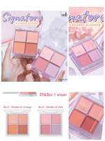 OD1309 SIGNATURE 4 SHADES BLUSHER โอดีบีโอ ซิกเนเจอร์ โฟร์ เฉดส์ บลัชเชอร์