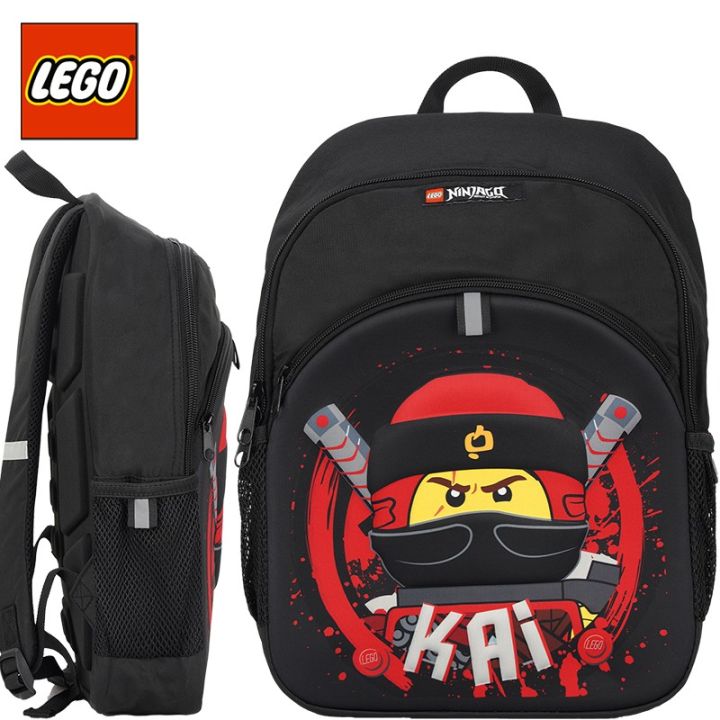 lego-กระเป๋าหนังสือเลโก้กระเป๋าเป้สะพายหลังลำลองสำหรับเด็กผู้ชายนักเรียนประถมอนุบาลนินจา10100-10101