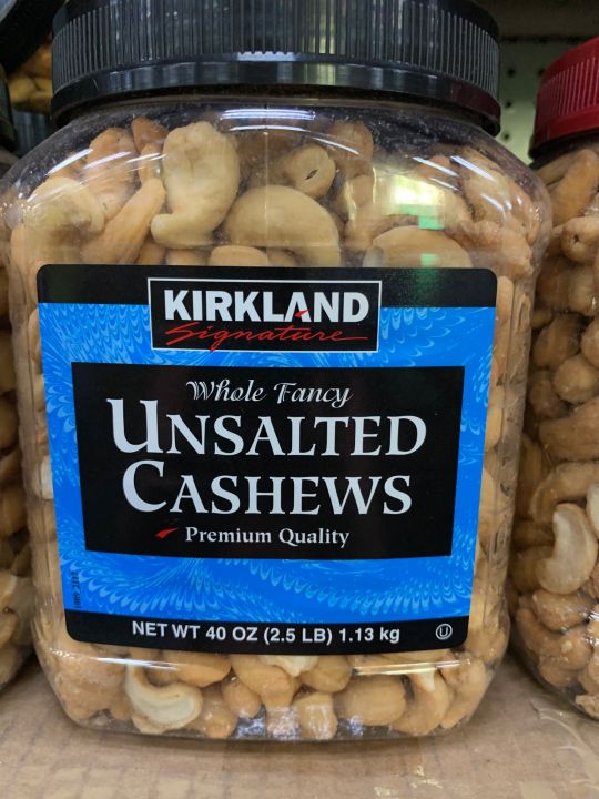 Kirkland Unsalted Cashews 1.13kg Lazada PH