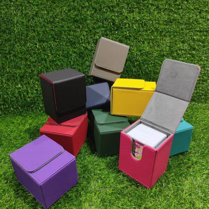 Game King Leather Card Box Storage Box Pokemon Magic The Gathering One