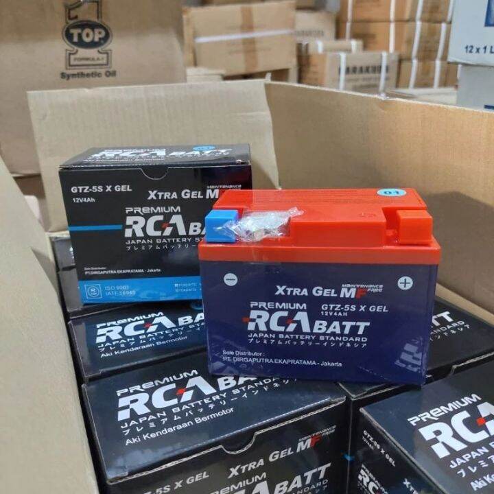 AKI/ACCU RCA MOTOR MATIC BEAT, SCOOPY, VARIO 110, FINO, X-RIDE, SUPRA