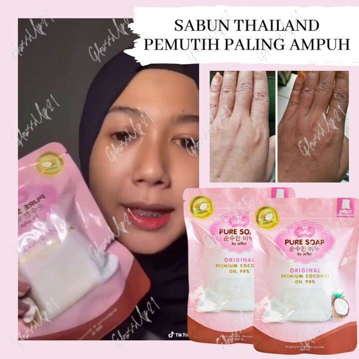 hoki cod sabun batang dosting pemutih badan whitening kojic acid sabun dosting sabun pemutih badan original 100 bpom gluta fruity fruitamin