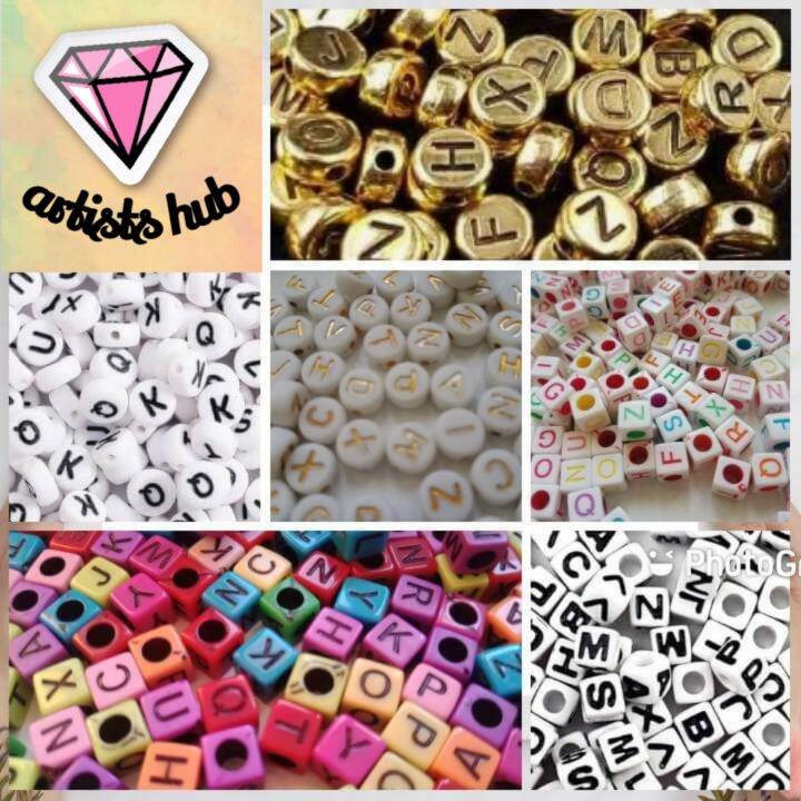 Letter Beads * By 20pcs /Letter/Design | Lazada PH