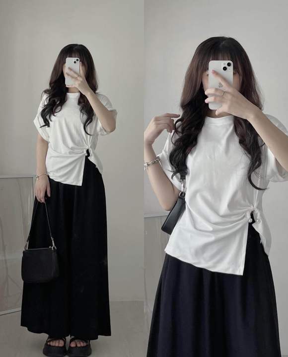 Áo thun dài tay mặc thu đông cho bé trai bé gái màu trơn phong cách hàn  quốc hàng quảng châu | Shopee Việt Nam