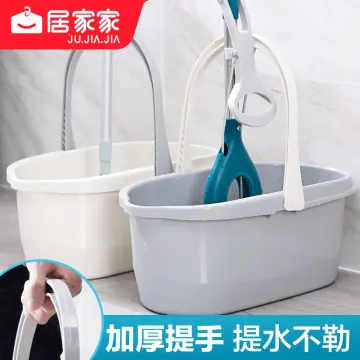 Plastic Mop Cleaning Bucket Large Collapsible Mop Bucket Bathroom Kitchen  Camp Bucket 