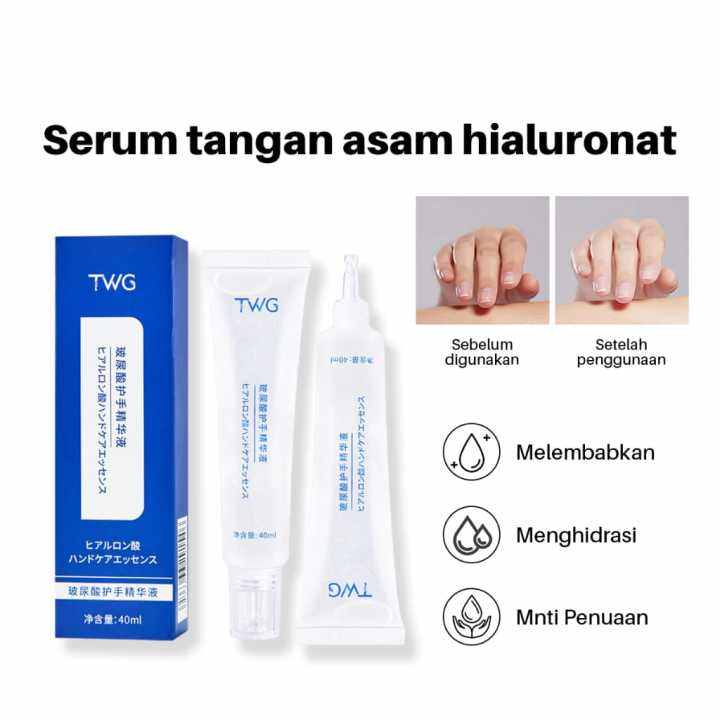 TWG Hyaluronic Acid Hand Serum Menghidrasi Hand Cream Anti Pecahpecah