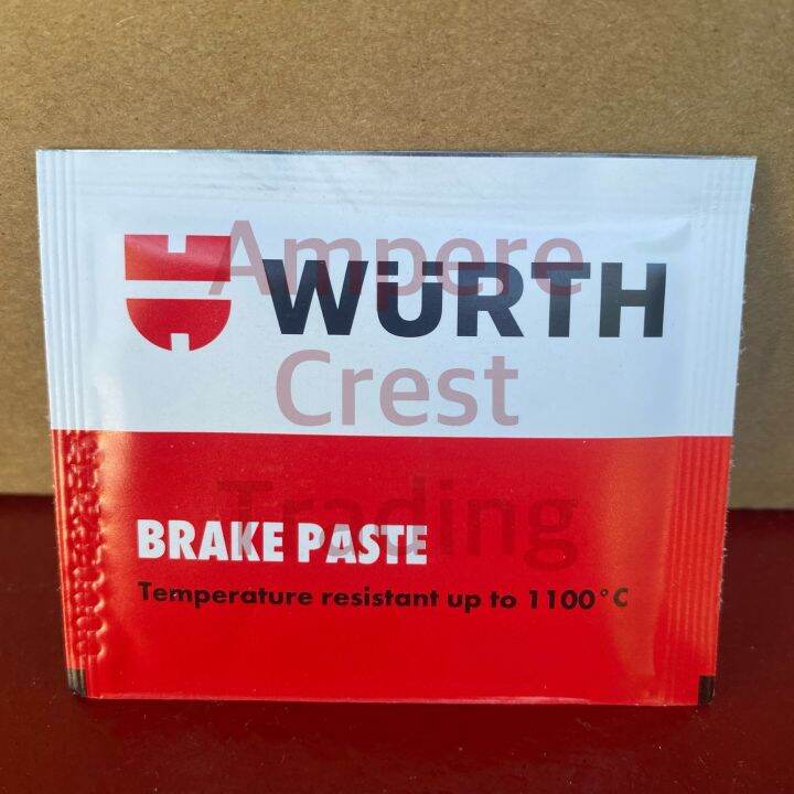 Wurth Brake Paste High Temperature Resistant 5.5gms Lazada PH