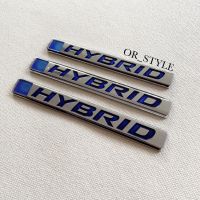 โลโก้ HYBRID HONDA สีเงิน