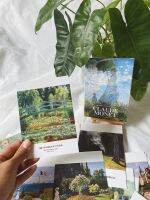 CLAUDE MONET POSTCARD ? 1กล่อง 30ใบโปสการ์ดรวมผลงานศิลปะของโมเน่ น่ารักมากๆนำไปติดตกแต่งห้องก็ได้