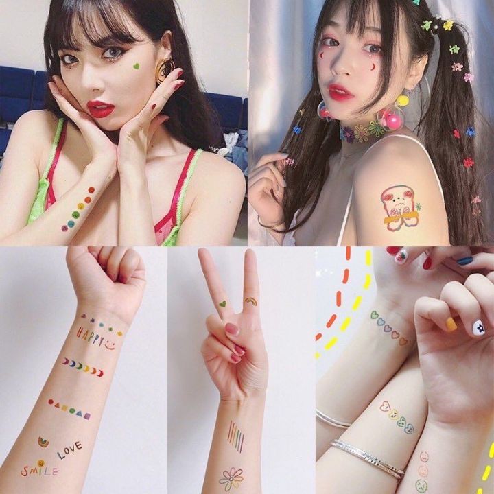 tattoo-แทททู-แทททูมินิมอล-แททูลายเก๋ๆ-โบโฮ-สติกเกอร์แทททู-แทททูลอกน้ำ-กันน้ำ-ติดทน