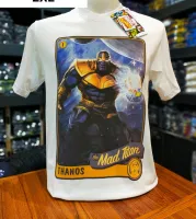 เสื้อMarvel ลิขสิทธิ์แท้ ลาย ทานอส สีขาว (MVX-139)