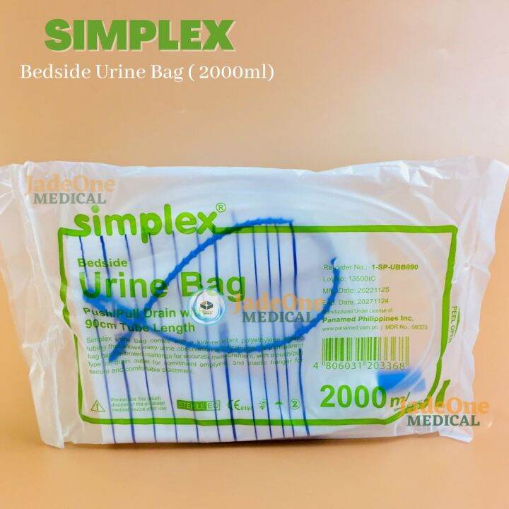 SIMPLEX Bedside Urine Bag (2000ml) Lazada PH