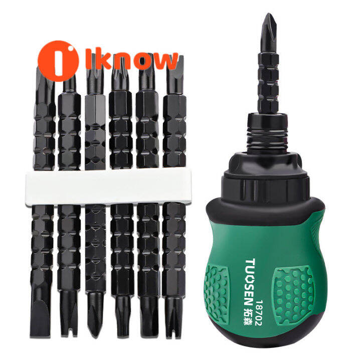 I know Tuoson shaped screwdriver set, cross shaped dualpurpose