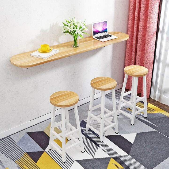 WallMounted Folding Bar Table WallMounted Table Household Small