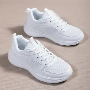 White hot sale jogger shoes