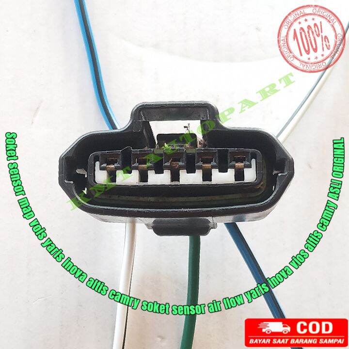 soket sensor map toyota inova yaris altis camry vios / soket sensor air