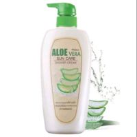 มิสทิน อโลเวร่า ซัน แคร์ ครีมอาบน้ำว่านหางจระเข้ 500 มล. Mistine Aloe Vera Sun Care Shower Cream 500 ml.