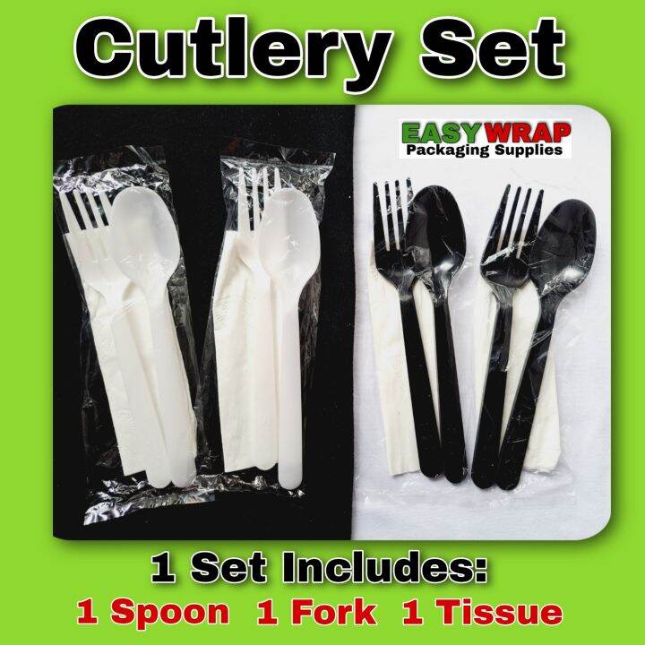 Cutlety set (Spoon,Fork'Tissue) (25 pcs) Lazada PH