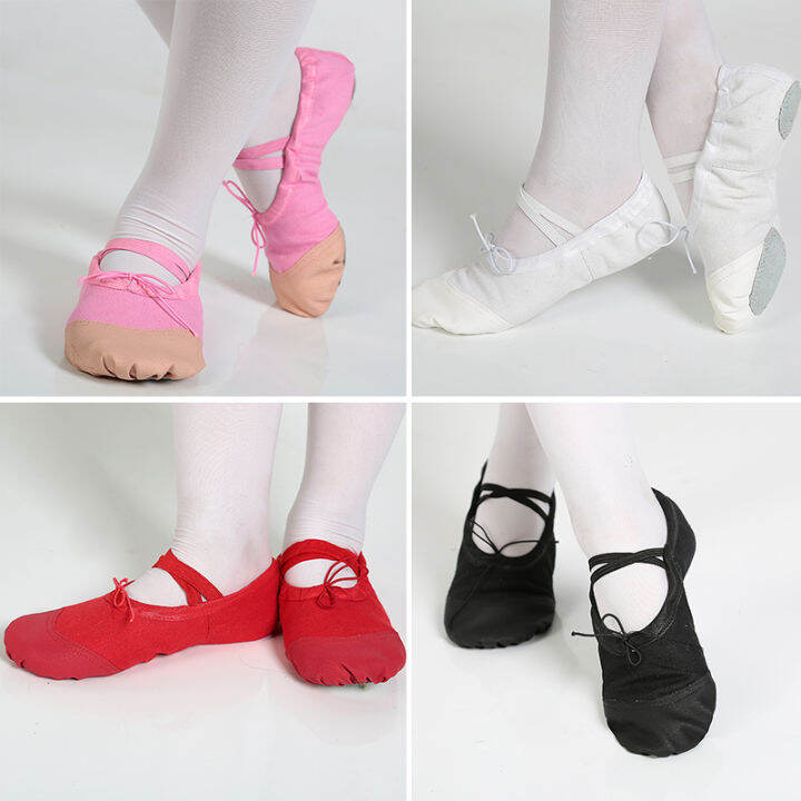 Classical Dance Dance Shoe Red Soft Bottom Modern Dance Ballet Dancing