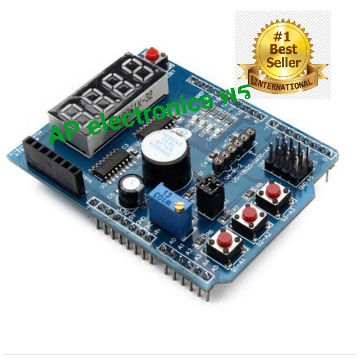 Multi-function Expansion Board (Learning Module)

บอร์ดทดลอง Uno&nbsp;(Arduino-Compatible)&nbsp;แบบ Shield รองรับการต่ออุปกรณ์ต่าง ๆ ได้อย่างหลากหลาย