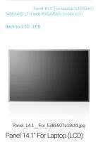 จอ  lcd  Panel 14.1 For Laptop (LCD)