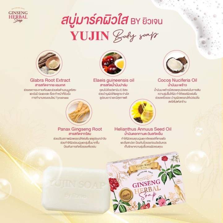 สบู่ยูจิน-yujin-body-soap-สบู่สมุนไพรยูจิน