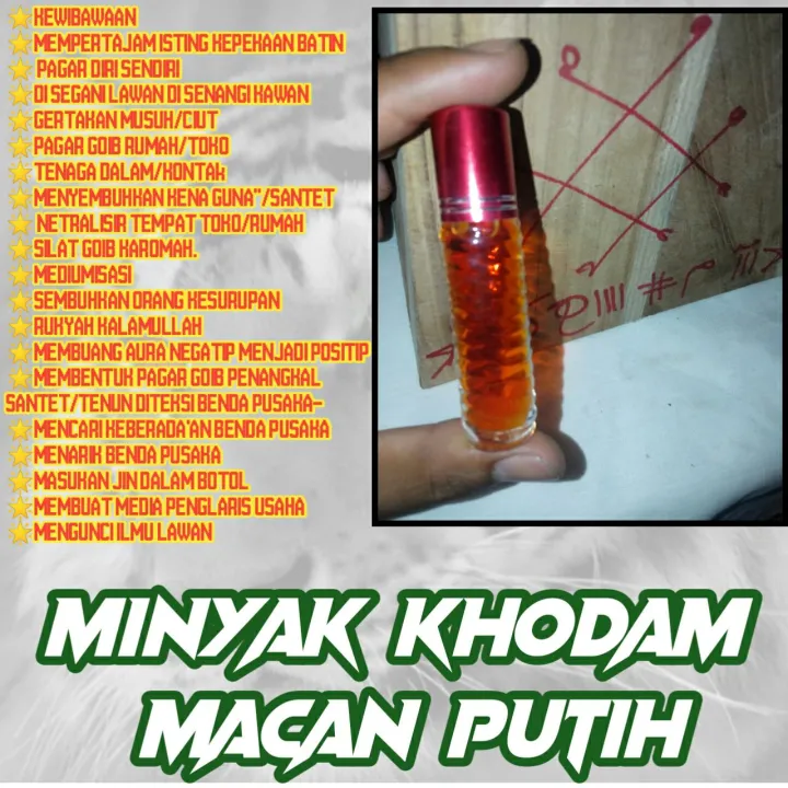 Minyak Pengisian Khodam Macan Putih Lazada Indonesia