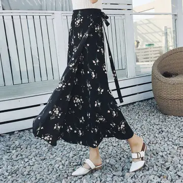 Floral shop skirt lazada