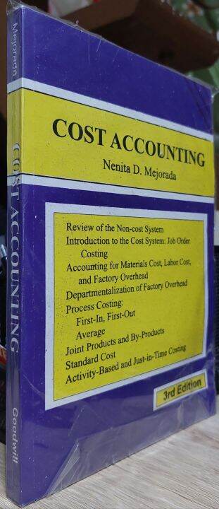 COST ACCOUNTING - 3RD EDITION (MEJORADA) | Lazada PH
