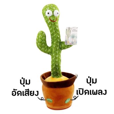 พร้อมส่ง 🌵 กระบองเพชรพูดได้ ร้องเพลงได้ น้องบองสุดน่ารัก