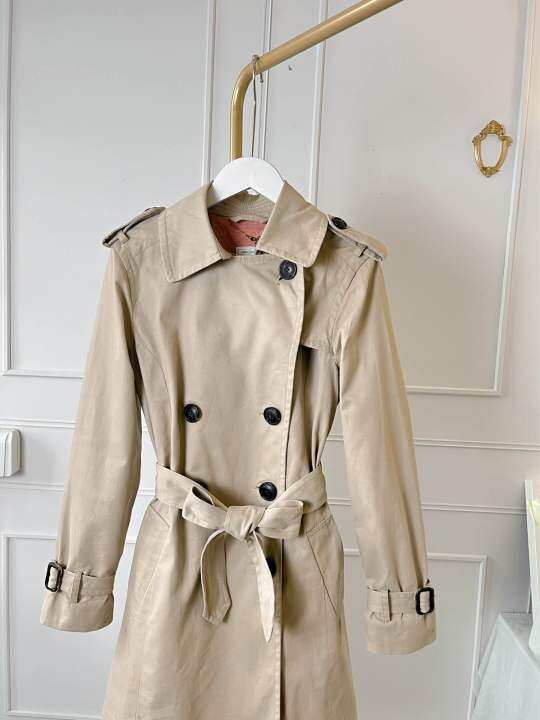 trench-coat-แบรนด์gap-สีน้ำตาลกากี