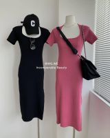 Basic SQ dress?? (430฿ฟรีส่ง) เข้าเพิ่มแล้วค่า!!  ขายดีทุกรอบ!! เดรสคอเหลี่ยม ตัวยาว ผ่าข้าง ผ้าร่องเล็ก ทรงเข้ารูป เนื้อผ้ายืดหยุ่นได้เยอะ กำลังพอดีตัว ใส่แล้วเพรียว ดูหุ่นดี๊ดีค่าา ?  TAG WG.WE ????