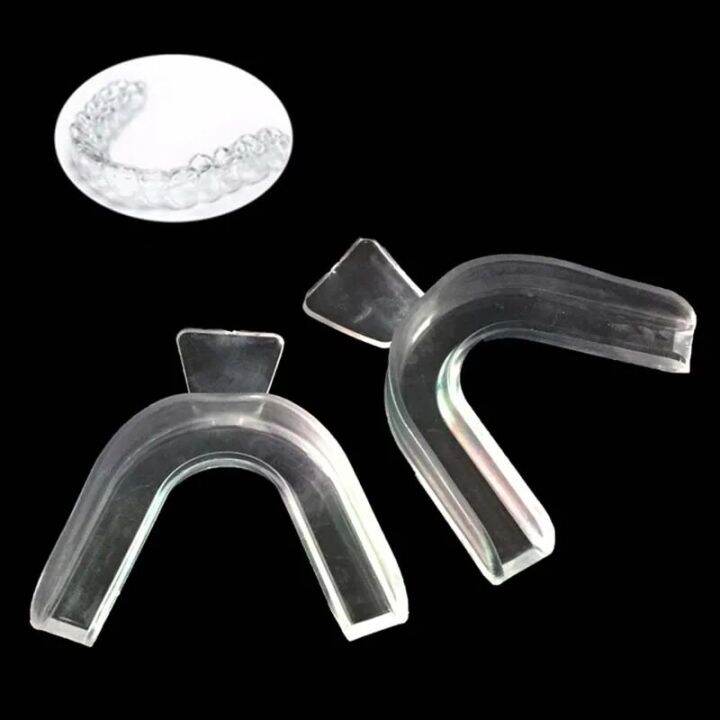 Silicone Braces Cold Light Whitening Dental Trays Prevent Tooth Grinding At Night Cushion