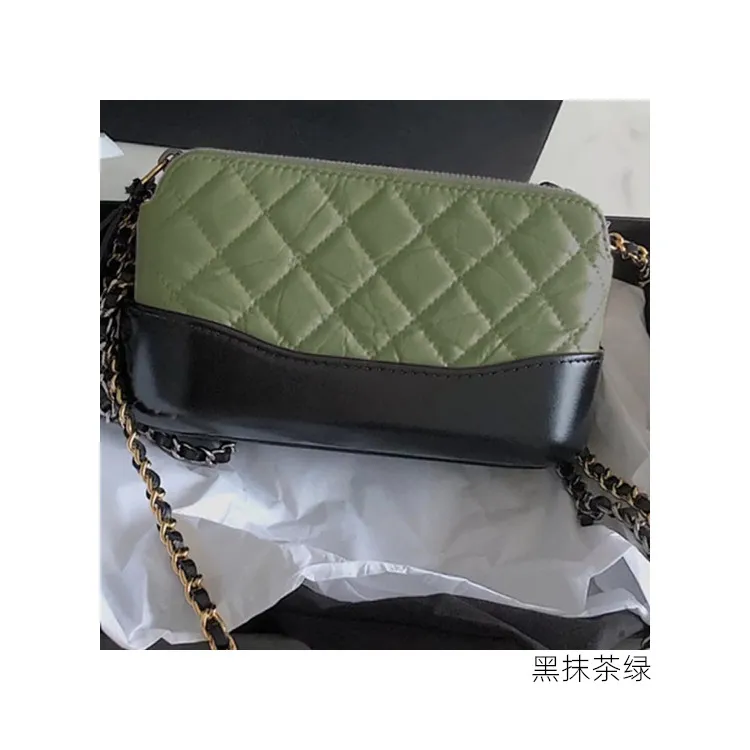 Replica Chanel Gabrielle Clutch With Chain A94505 Matcha Green