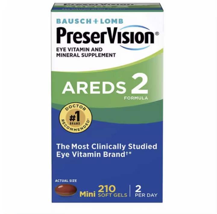 Exp.12/24 PreserVision Eye Vitamin AREDS 2 210 soft gels