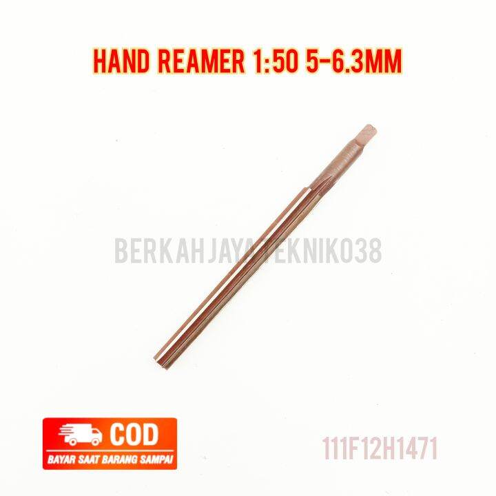 Hand Reamer Tirus 56.3mm Straight Flute Taper Pin Reamer 150 HSS