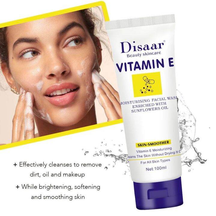 Disaar Vitamin E Facial Wash 100ml Lazada