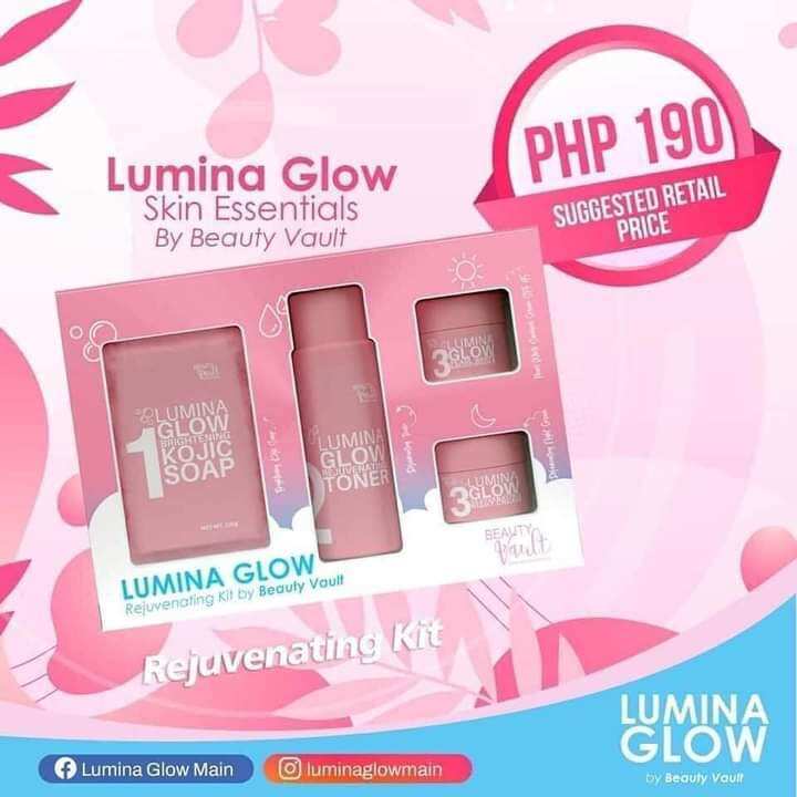 Lumina glow rejuvenating set by Beauty vault Lazada PH